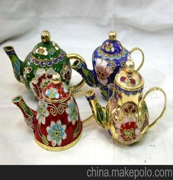 景泰蓝 茶壶 圣诞礼品 工艺品